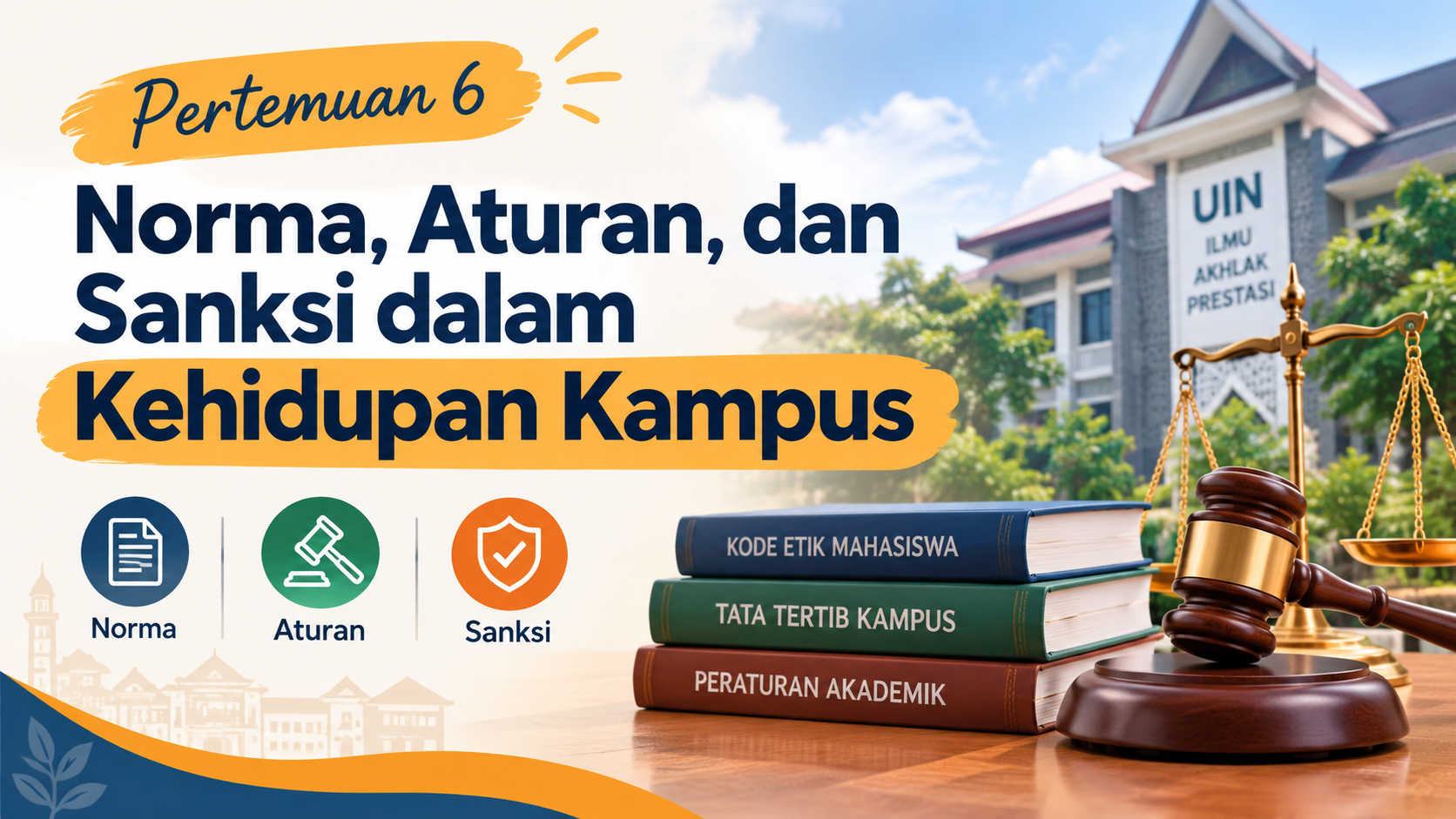 Pertemuan 6: Norma, Aturan, dan Sanksi dalam Kehidupan Kampus